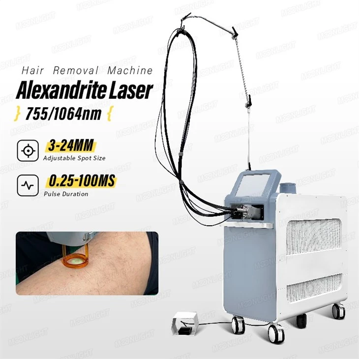 Alexandrite Laser Dual-Wavelength 755nm 1064nm Hair Removal Machine