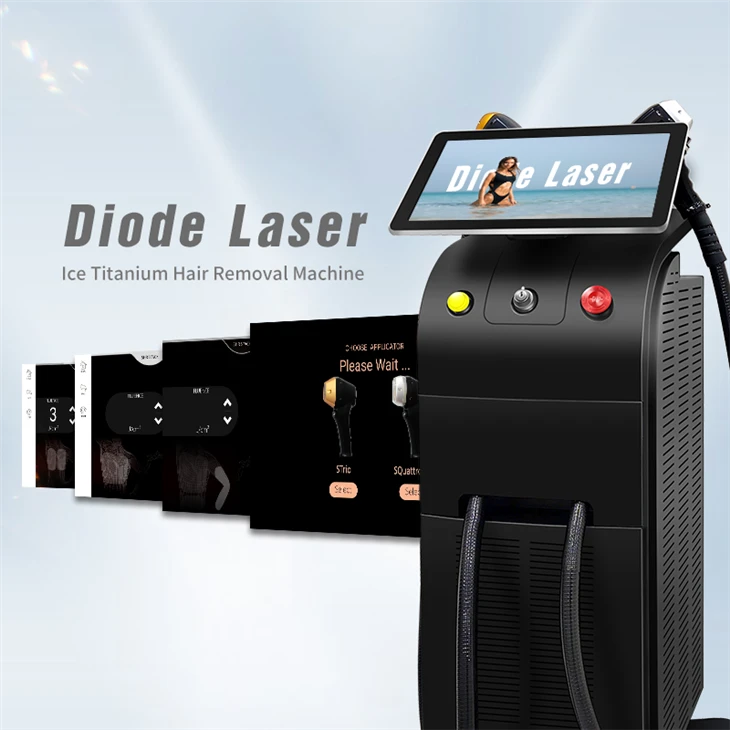 Professional 808nm Diode Laser Hair Removal Machine